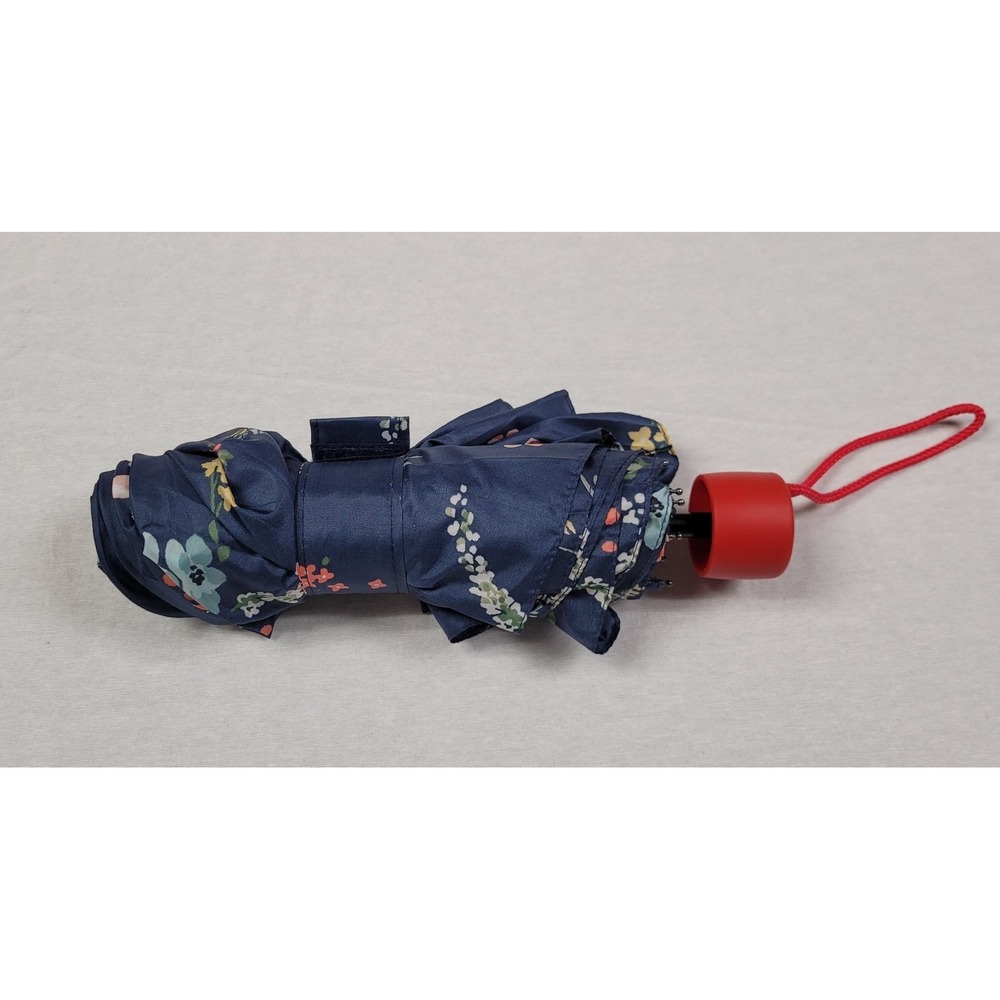 Aldi Serra Floral Umbrella Navy Blue with Multi-color Floral Print